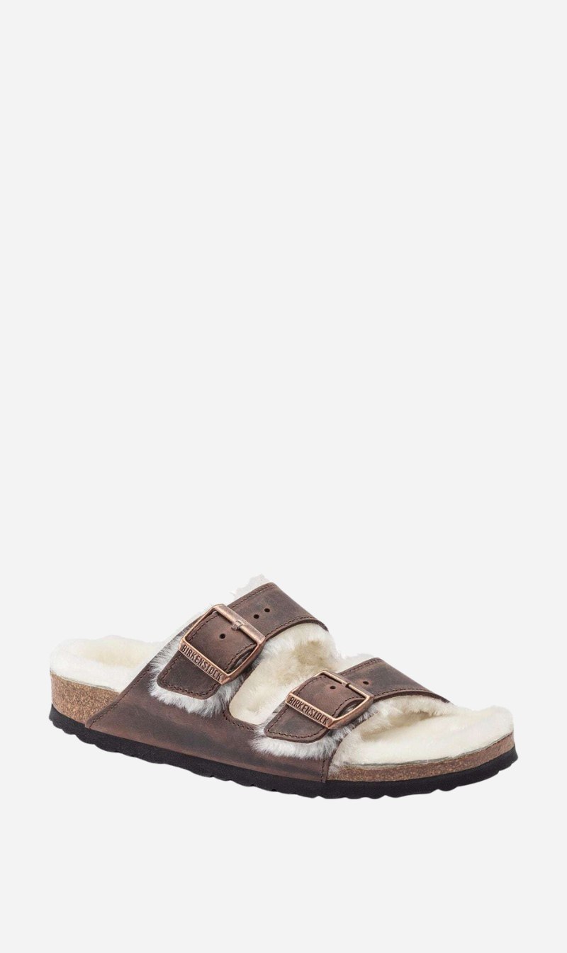 Birkenstock | Arizona Sherling Oiled Leather - Habana