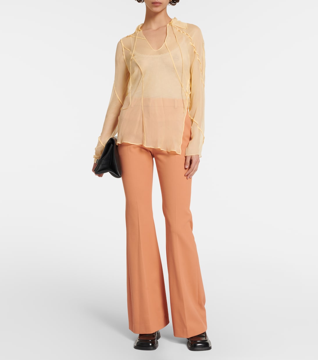 Victoria Beckham | Spiral Seam Bias Top - Parchment