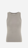 St Agni | Organic Cotton Bateau Tank - Slate