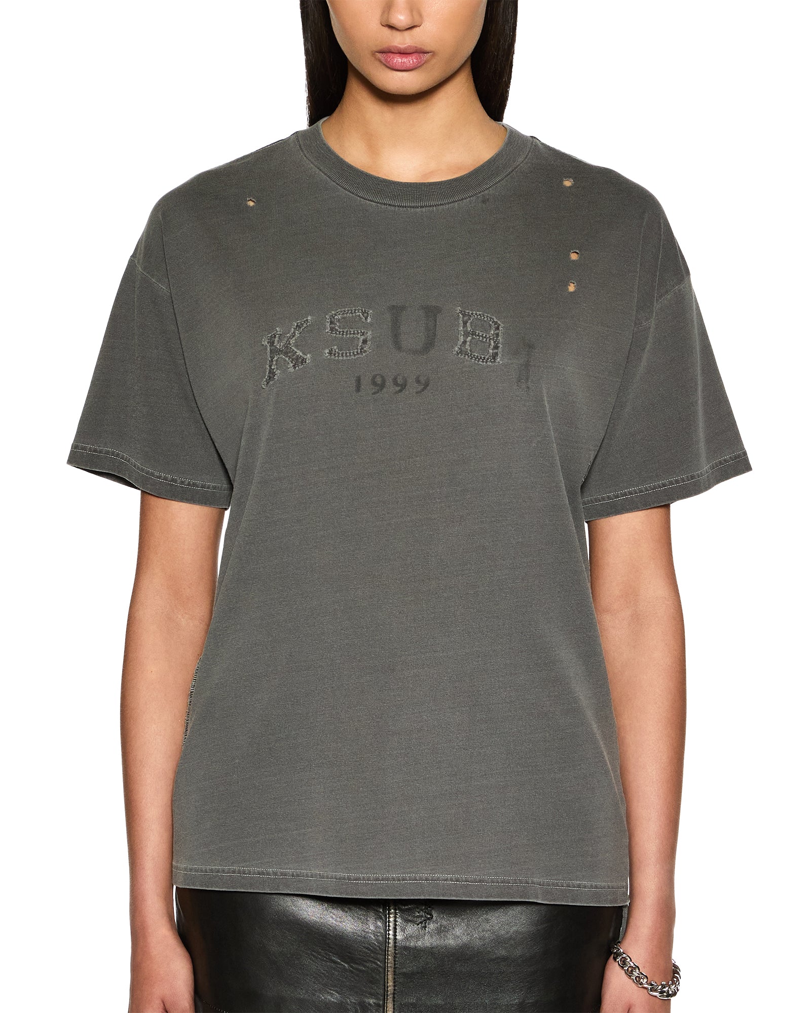 Ksubi | League Oh G Tee - Charcoal