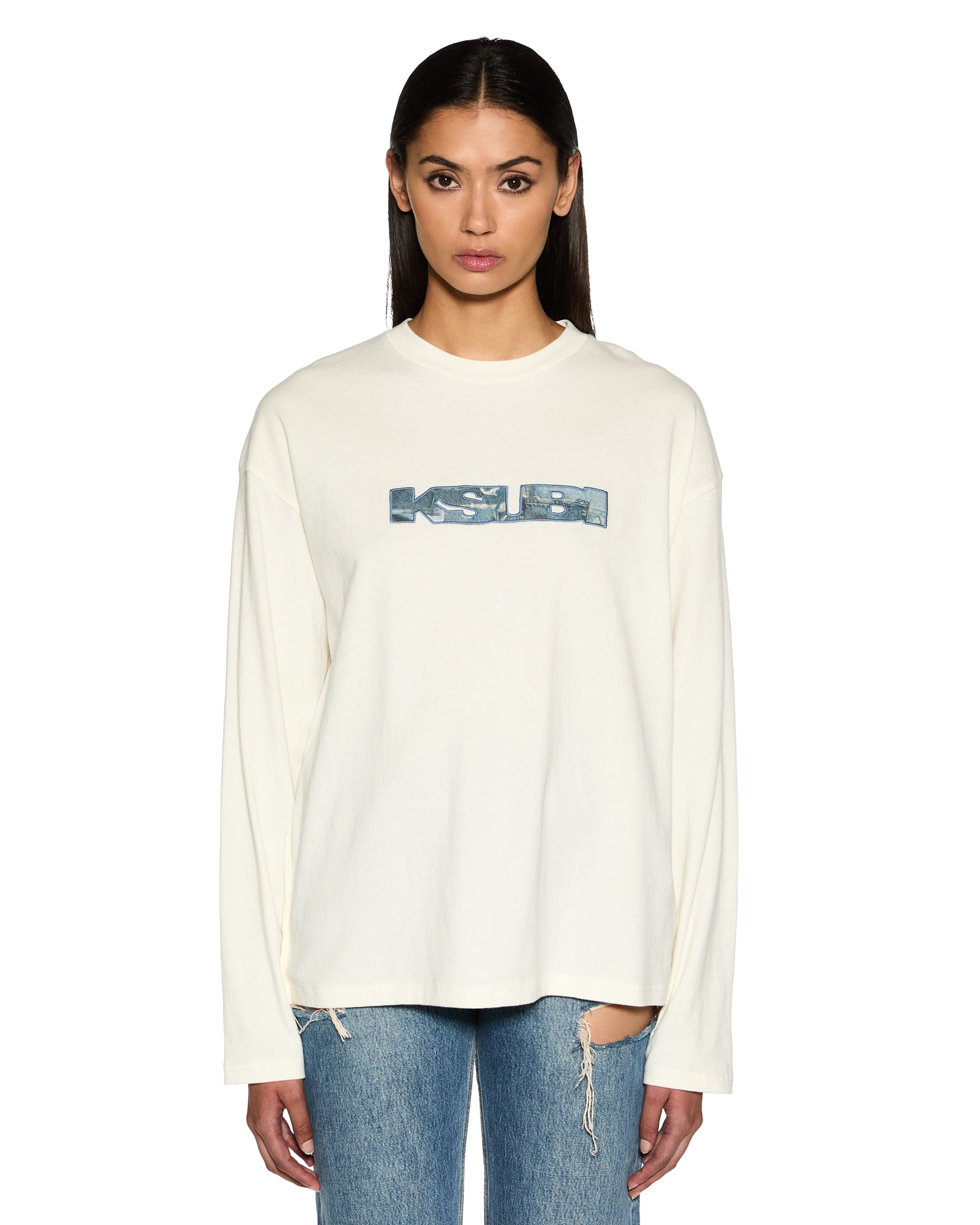 Ksubi | Studio Long Sleeve Tee - Bleach