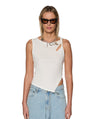 Ksubi | Twisted Tank - White