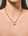 Tityaravy | Gaja Necklace - Rubellite / Diopsides