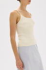 Assembly Label | Tamsin Cotton Knit Tank - Cream