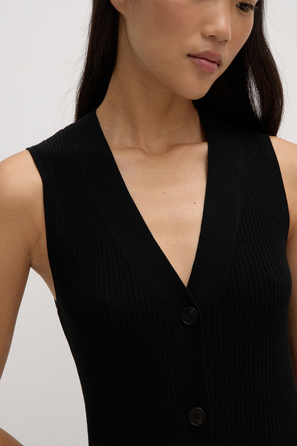 Assembly Lable | Kyra Knit Midi Dress - Black