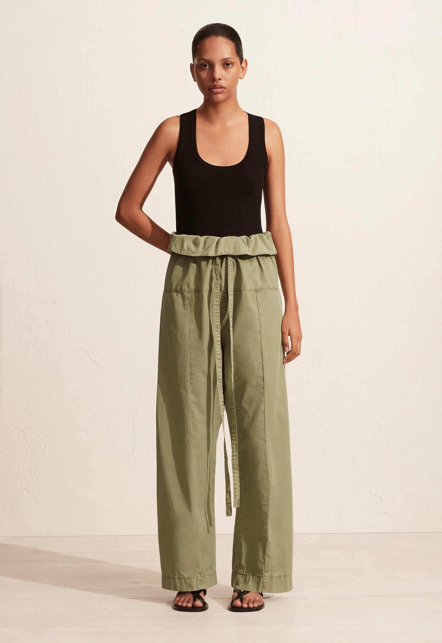 Matteau | Fisherman Drawcord Pant - Oregano