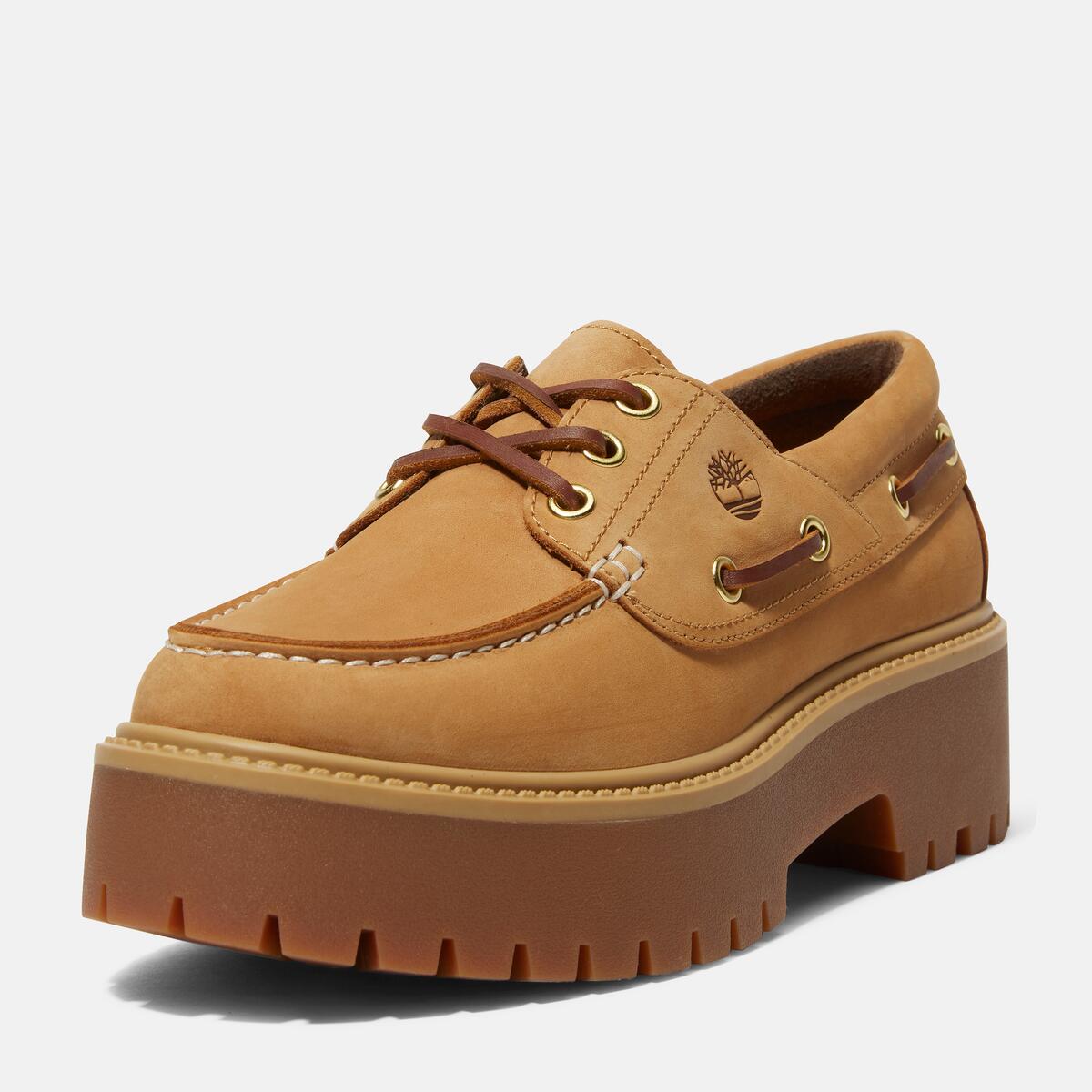 Timberlands | Womens Stone Street 3 Eye Lug - Wheat