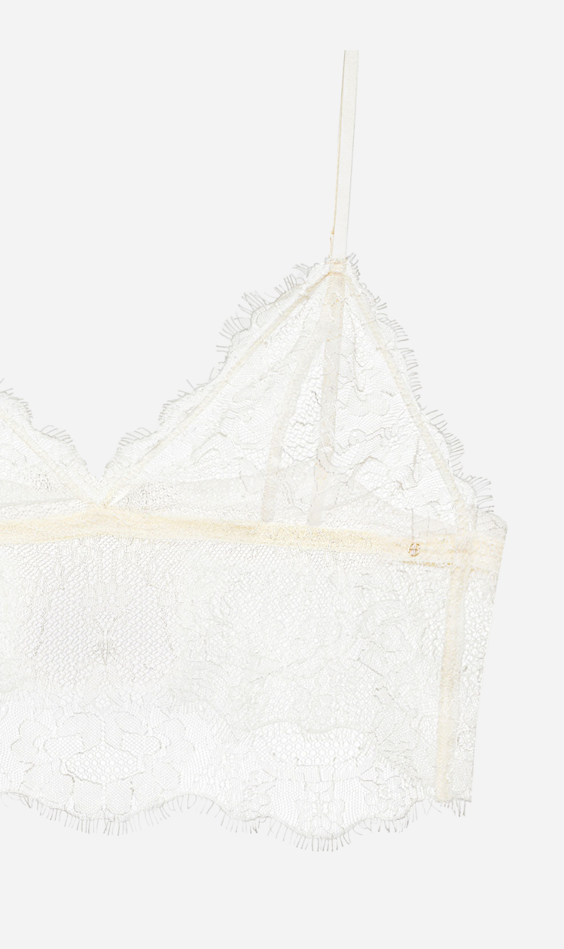 Anine Bing | Lace Bralette - Ivory