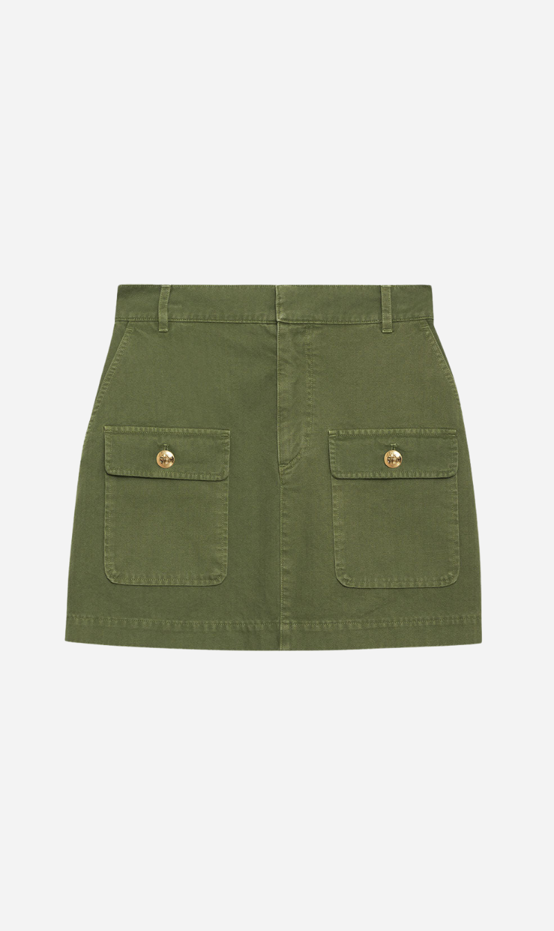 Anine Bing | Aliza Skirt - Army Green