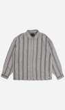 Beach Brains | The BB Shirt - Tan/Black Stripe