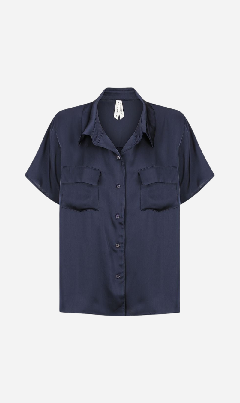 Kat the Label | Gracie Short Sleeve Shirt - Ink