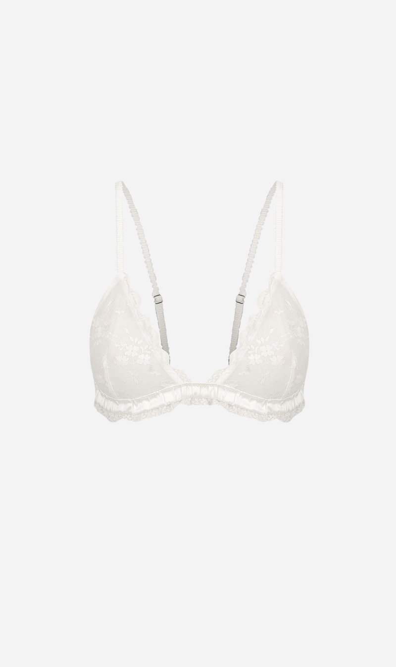 Kat the Label | Tuesday Bralette - White