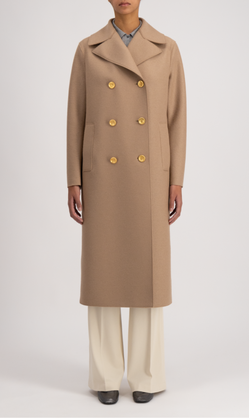 Harris Wharf London | Military Coat - Tan