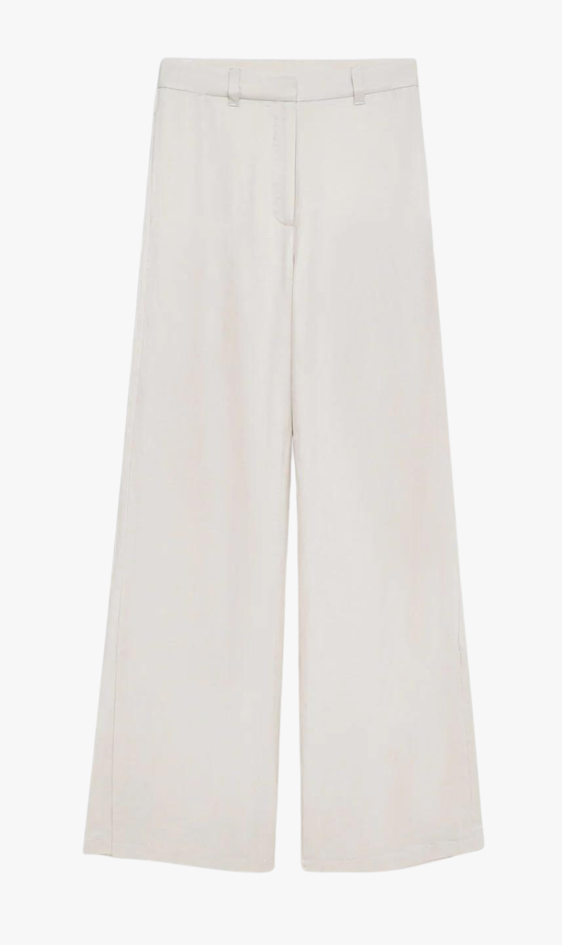 Anine Bing | Lyra Trouser - Dove Linen Blend