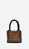 La Tribe | Beaded Bag - Black/Tan