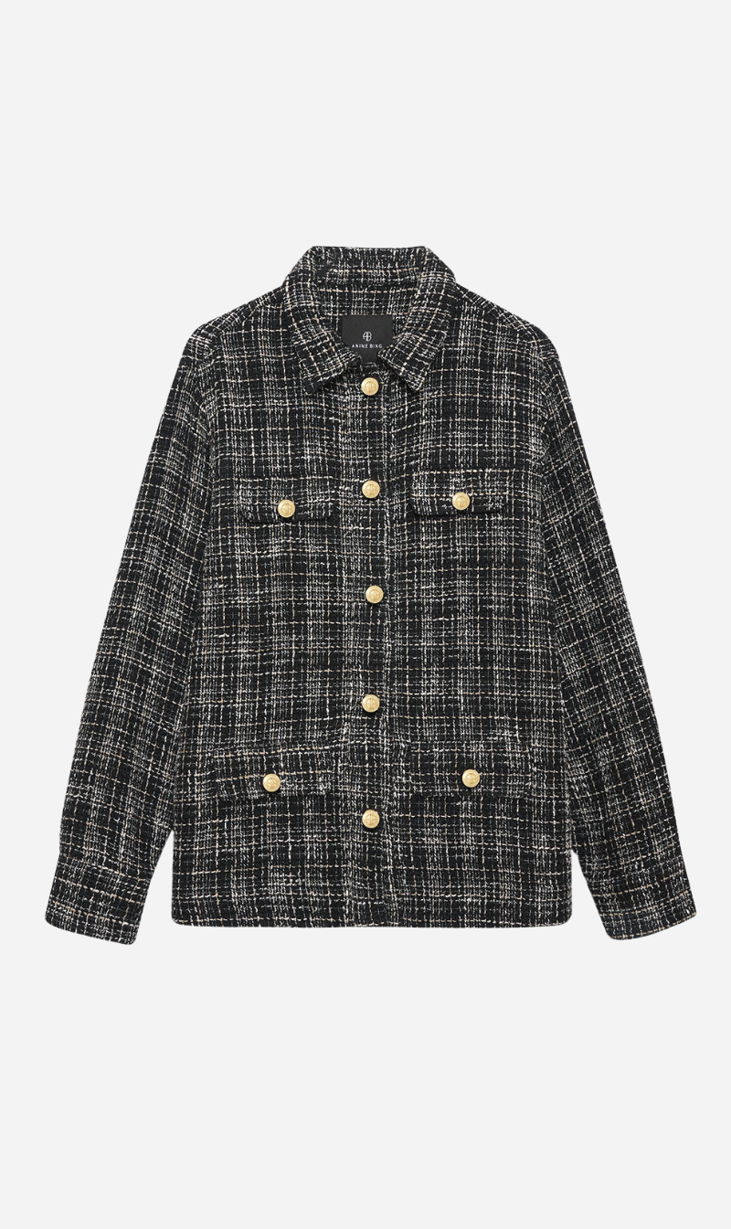 Anine Bing | Corey Jacket - Metallic Plaid