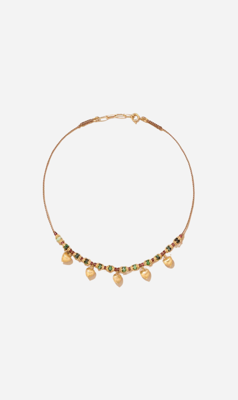 Tityaravy | Dil 5 Necklace - Rubis Zoïsite/Grenat