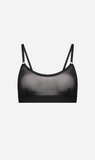 Dear Dylan | Recycled Mesh Crop Bralette - Noir