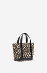 Vanessa Bruno | Raffia S Cabas Tote - Sand/Black