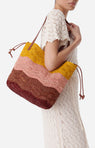 Vanessa Bruno | Raffia Basket - Multico/Rose