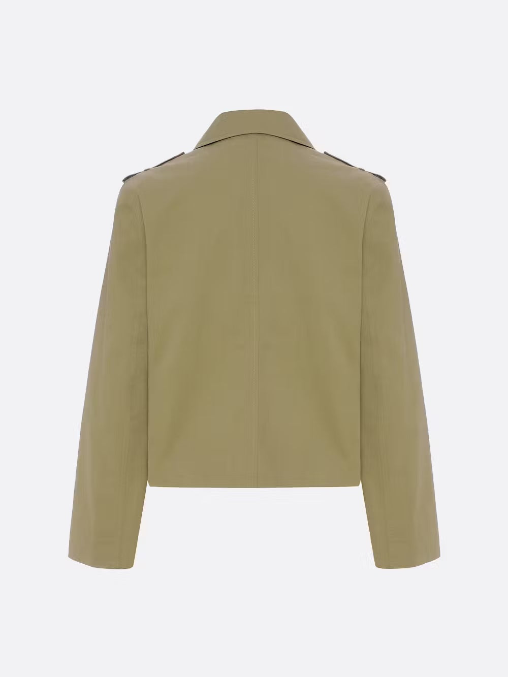 Frame | Short Trench Jacket - Khaki