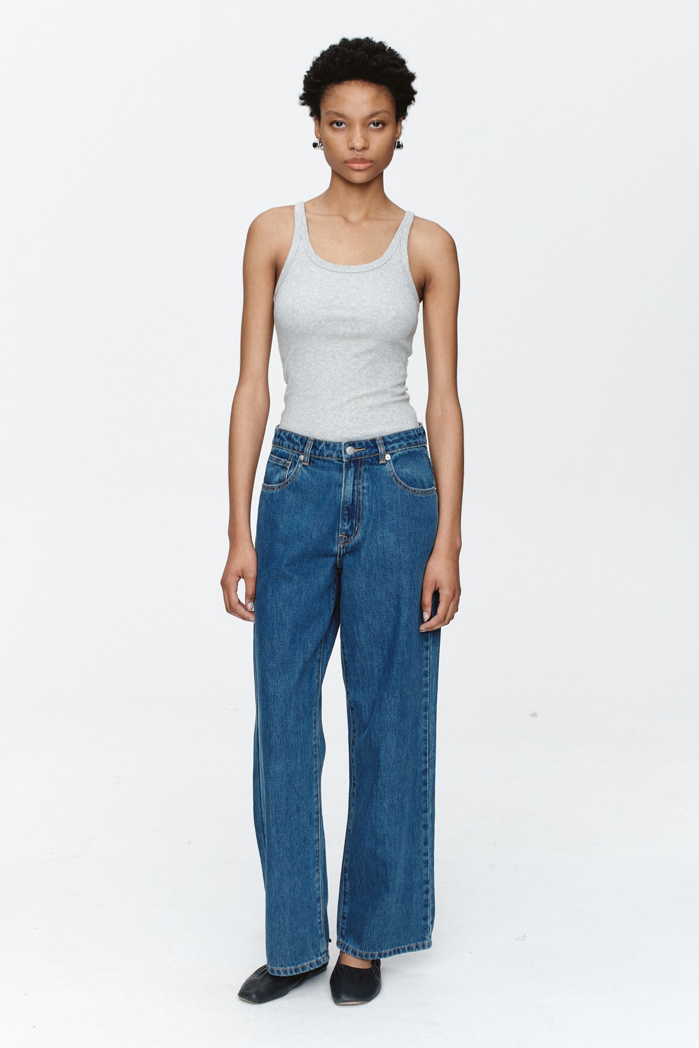 Marle | Wide Leg Jean - Heritage Blue