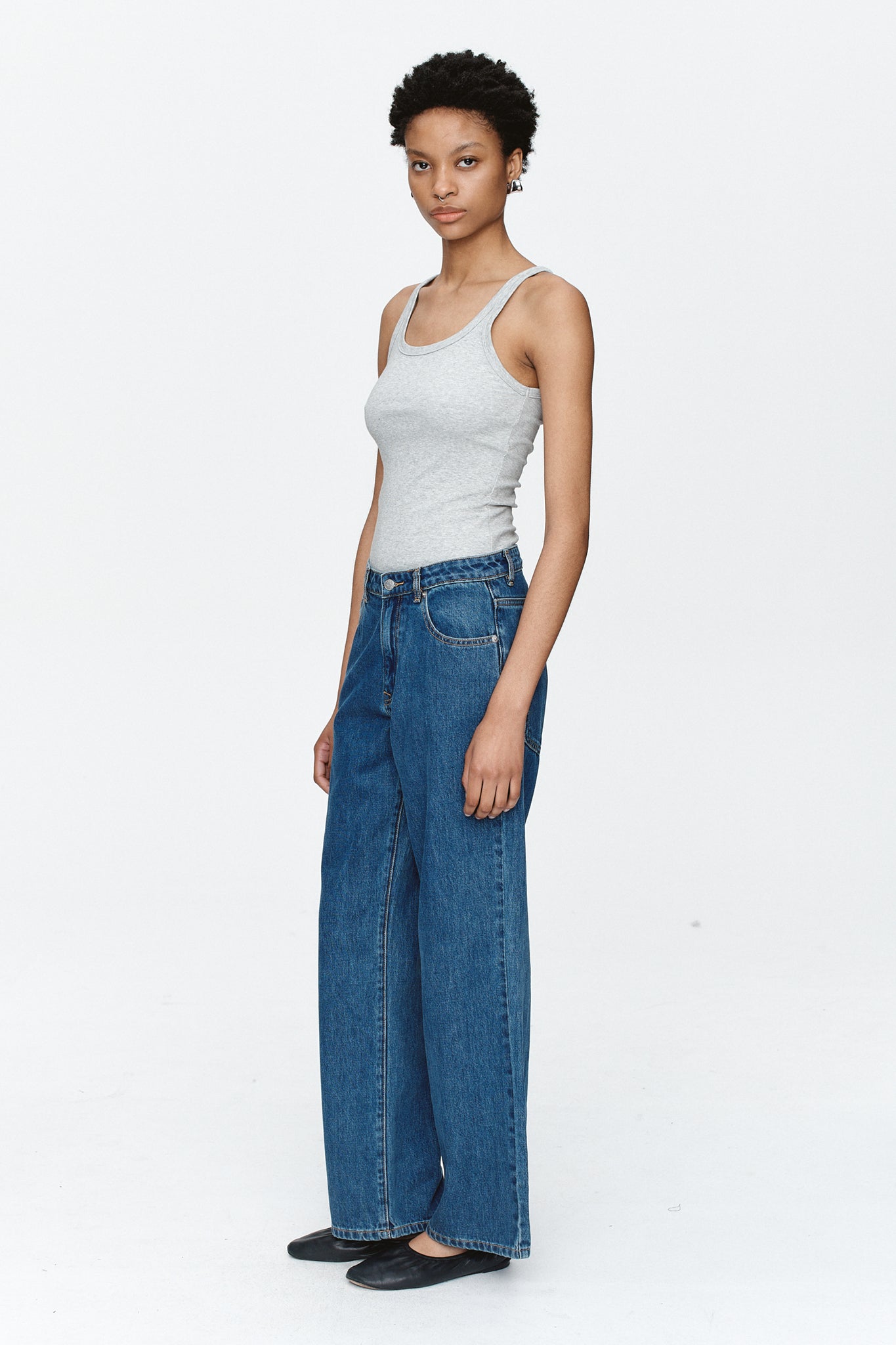 Marle | Wide Leg Jean - Heritage Blue