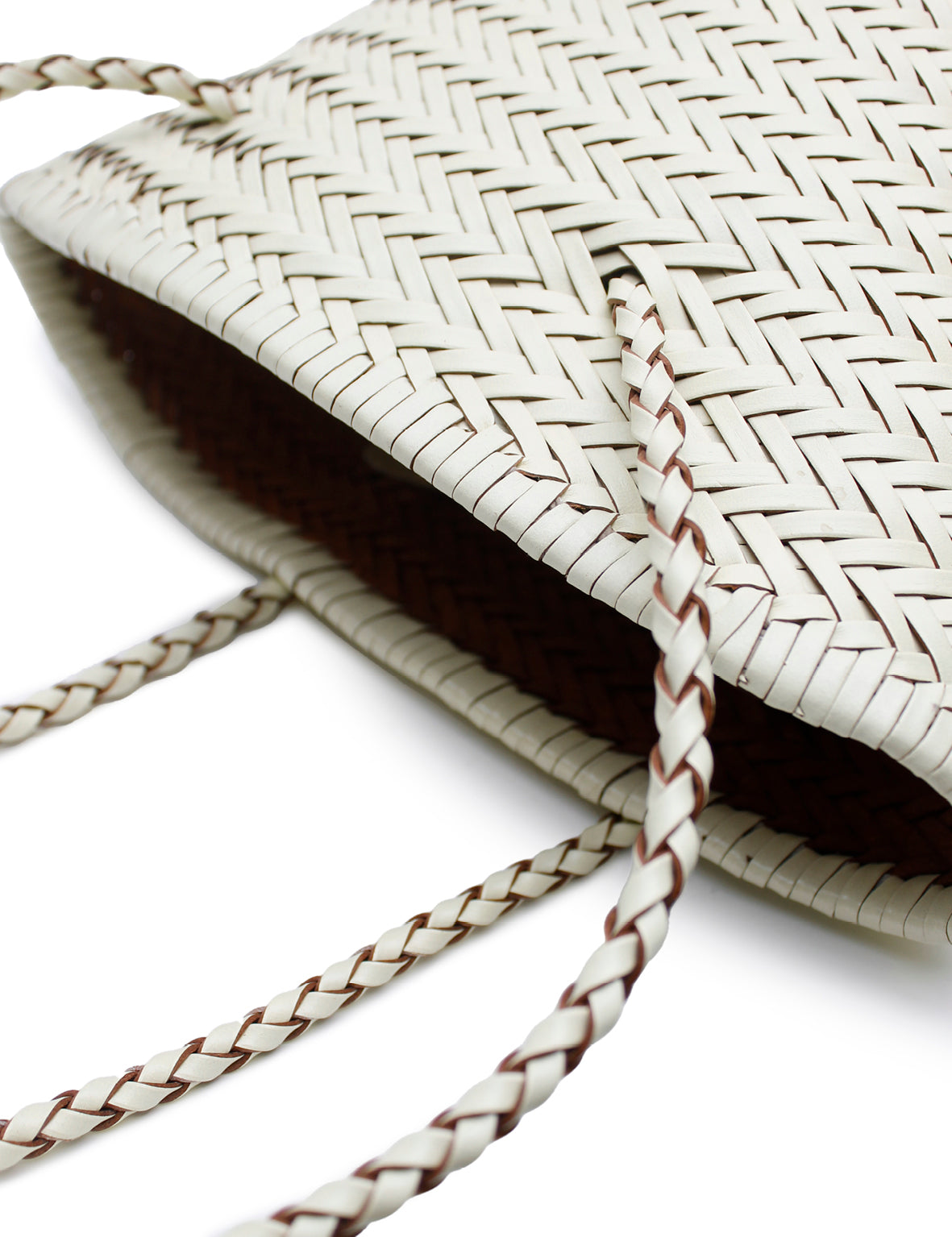 La Tribe | Woven Bucket Bag - Cream