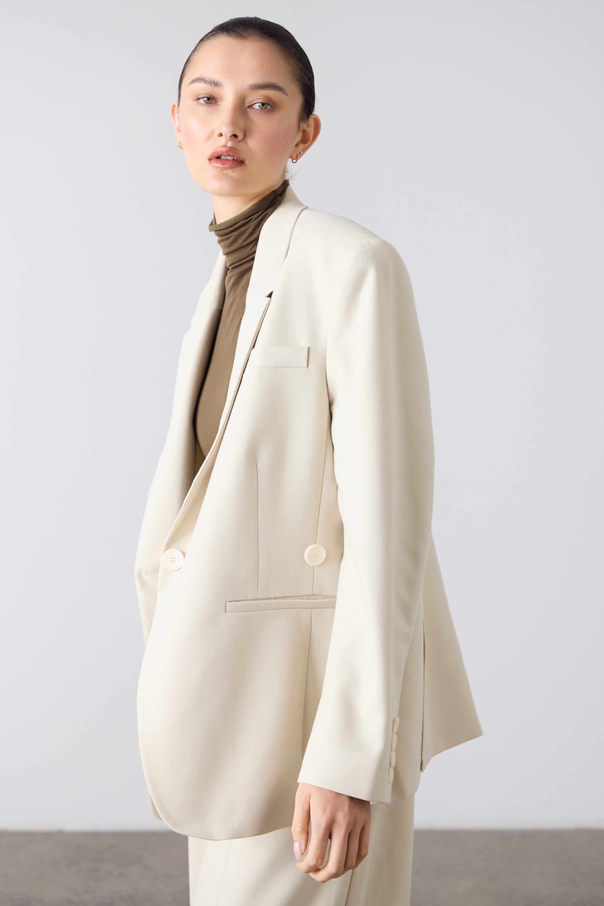 Laing | Wrapover Blazer - Champagne