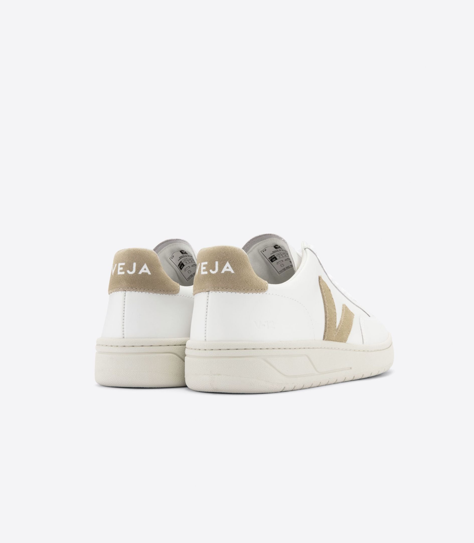 Veja | V-12 Leather - Extra White Dune