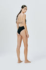 Ziah | Fine Strap One Piece - Black