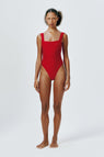 Ziah | Arpoador One Piece - Vermilion Red