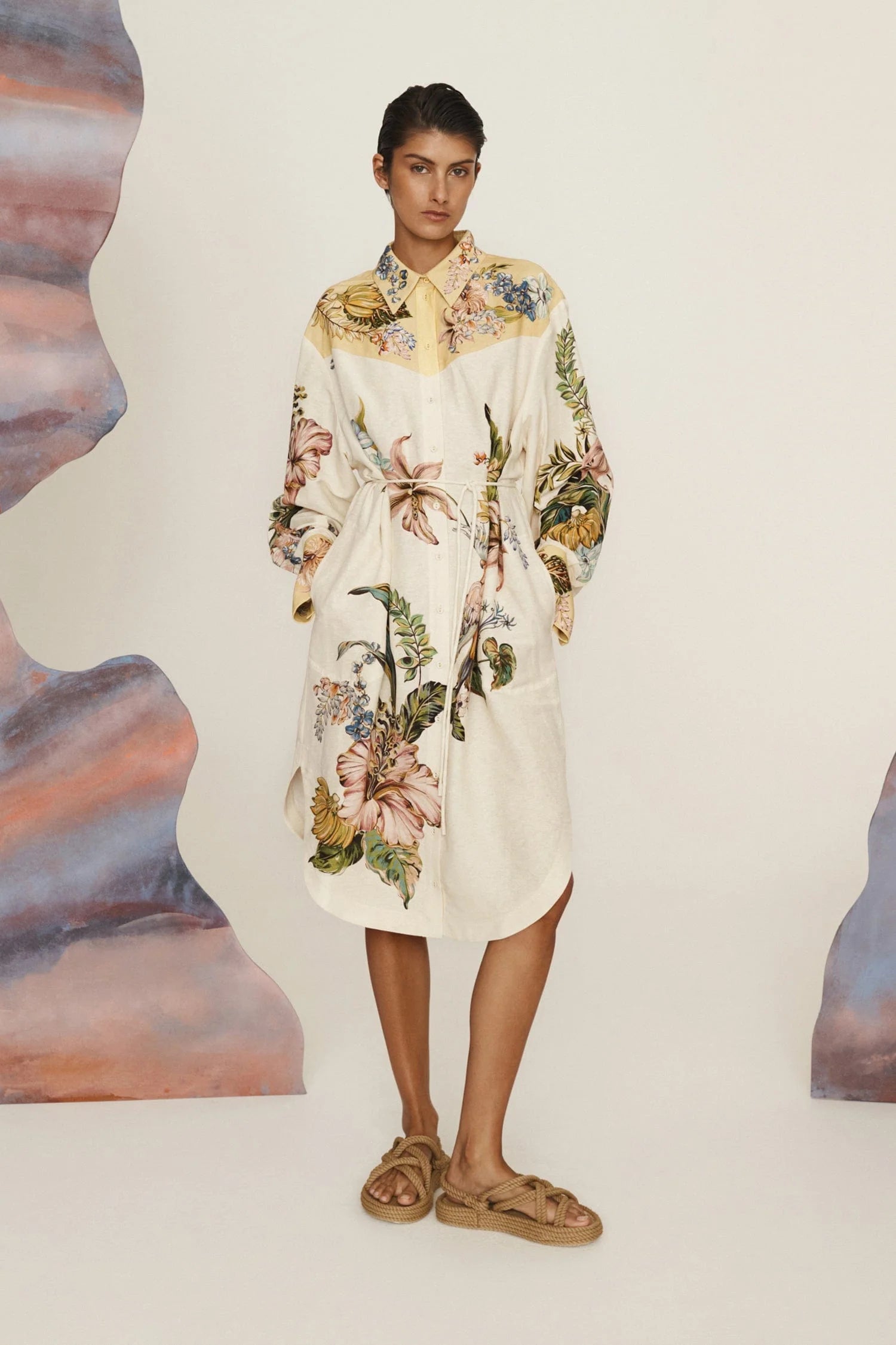 Alemais | Oleander Shirt dress