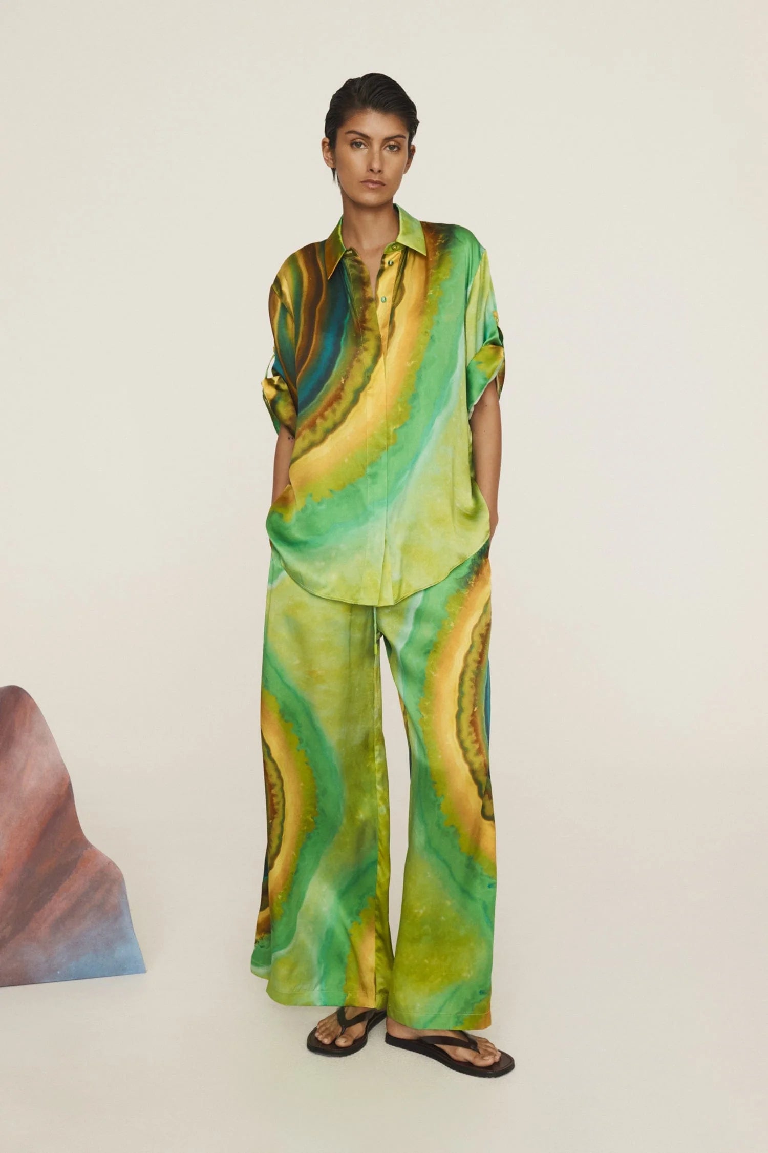 AIemais | Iris Silk Pant