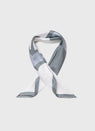 Sunspel | Linear Silk Scarf - Smoke Green