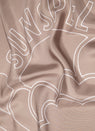 Sunspel | Linear Silk Scarf - Sandstone