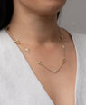 Zoe & Morgan | Ayllu Necklace - Gold/White Zircon