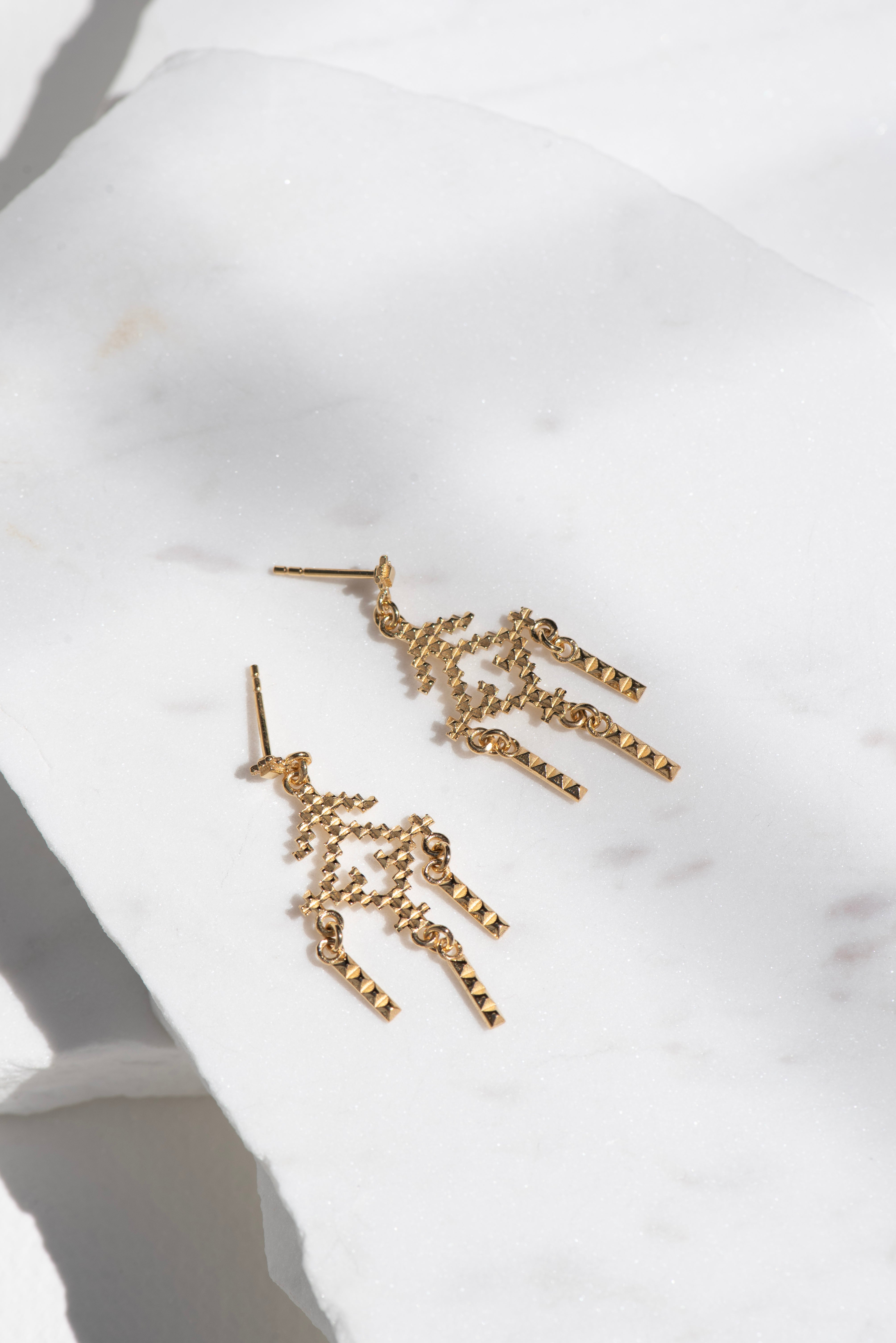 Zoe & Morgan | Ayni Earrings - Gold