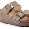 Birkenstock | Arizona Birkibuc Desert Dust Vegan - Grey Taupe