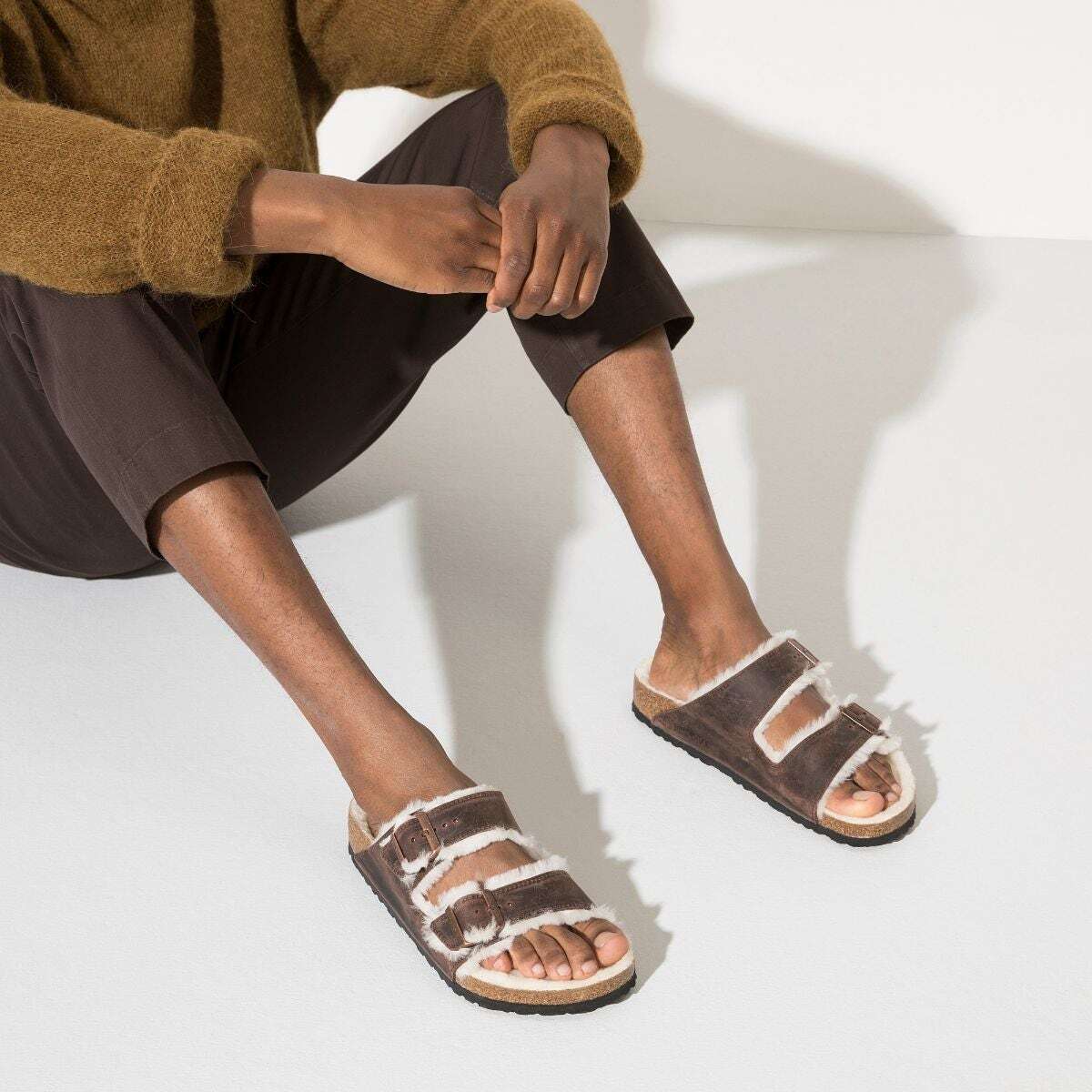 Birkenstock | Arizona Sherling Oiled Leather - Habana