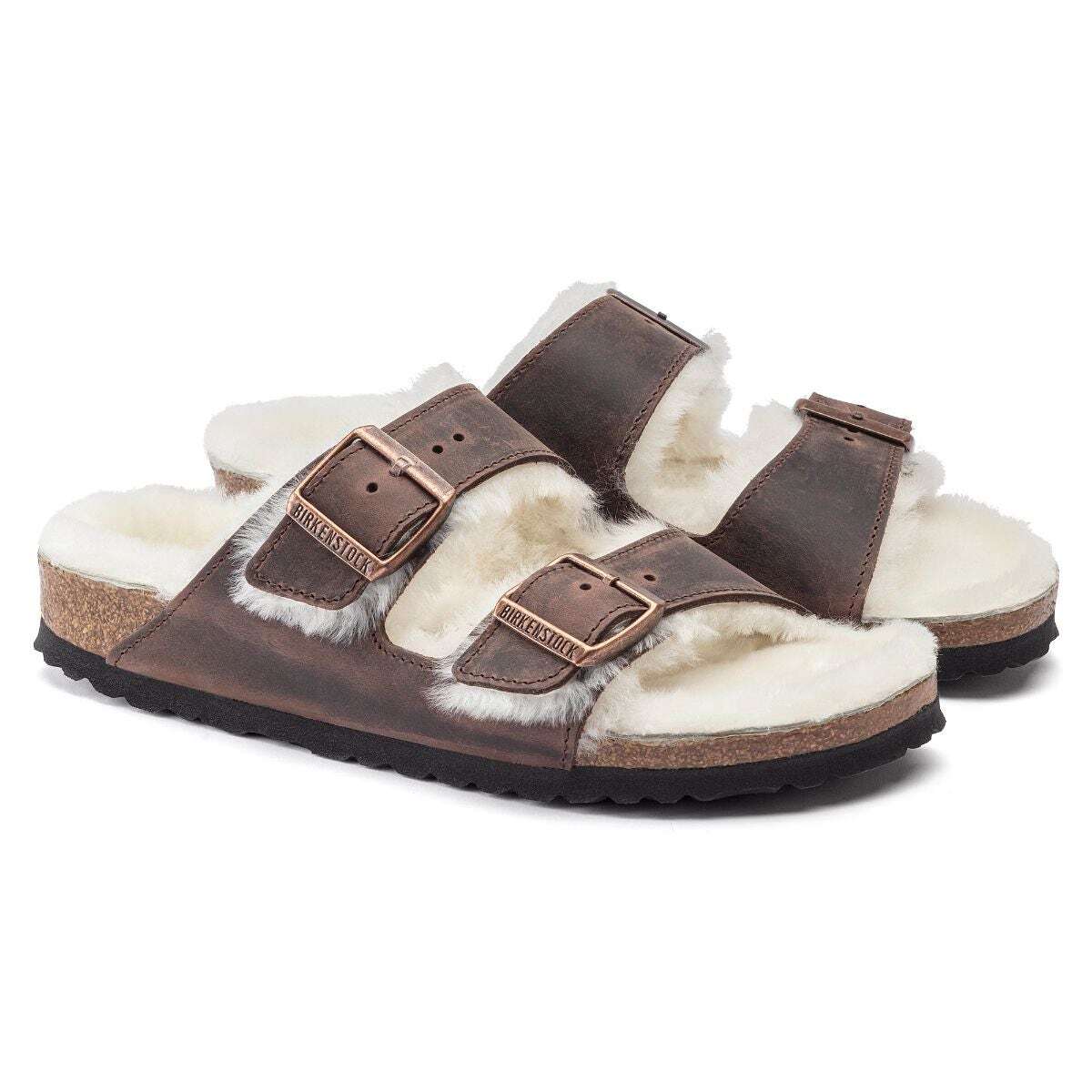 Birkenstock | Arizona Sherling Oiled Leather - Habana