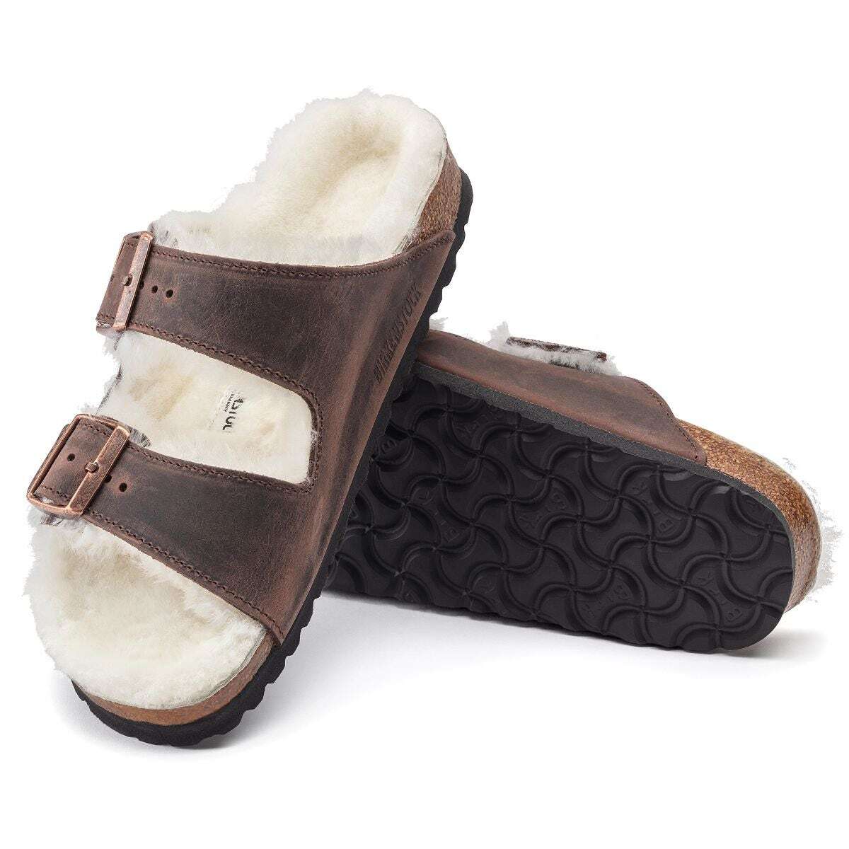 Birkenstock | Arizona Sherling Oiled Leather - Habana