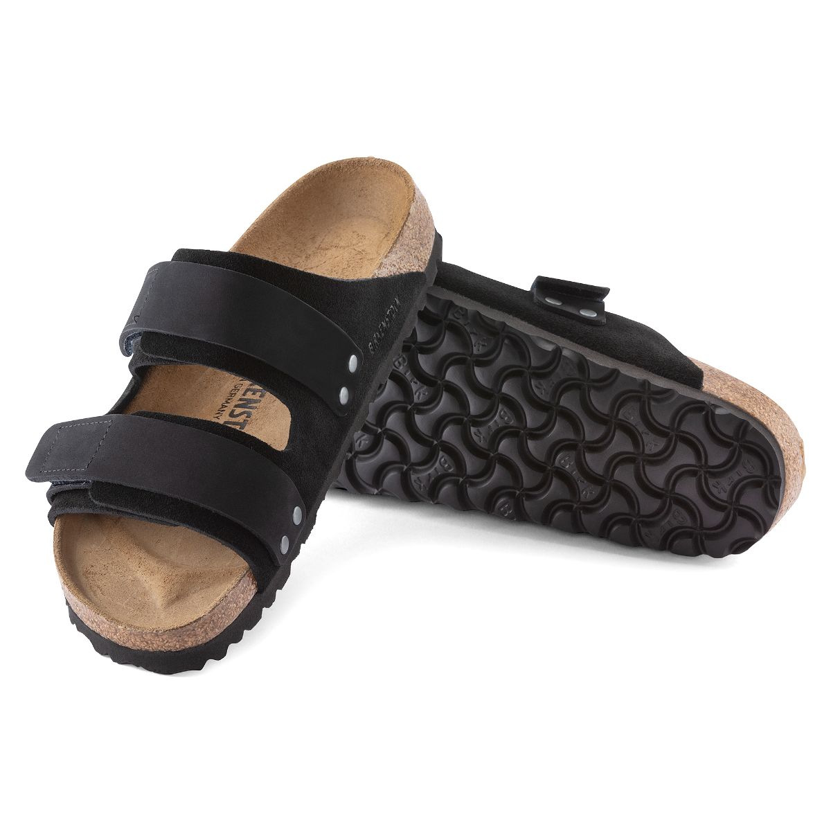 Birkenstock | Uji Soft Suede & Nubuk Regular - Black