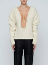 Wynn Hamlyn | Roll Neck Sweater - Ivory