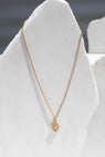 Zoe & Morgan | Inka Necklace - Gold/White Zircon