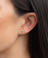 Zoe & Morgan | Inka Studs - Gold/Chrome Diopside