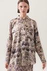 Silk Laundry | Boyfriend Silk Shirt - Aster Floral