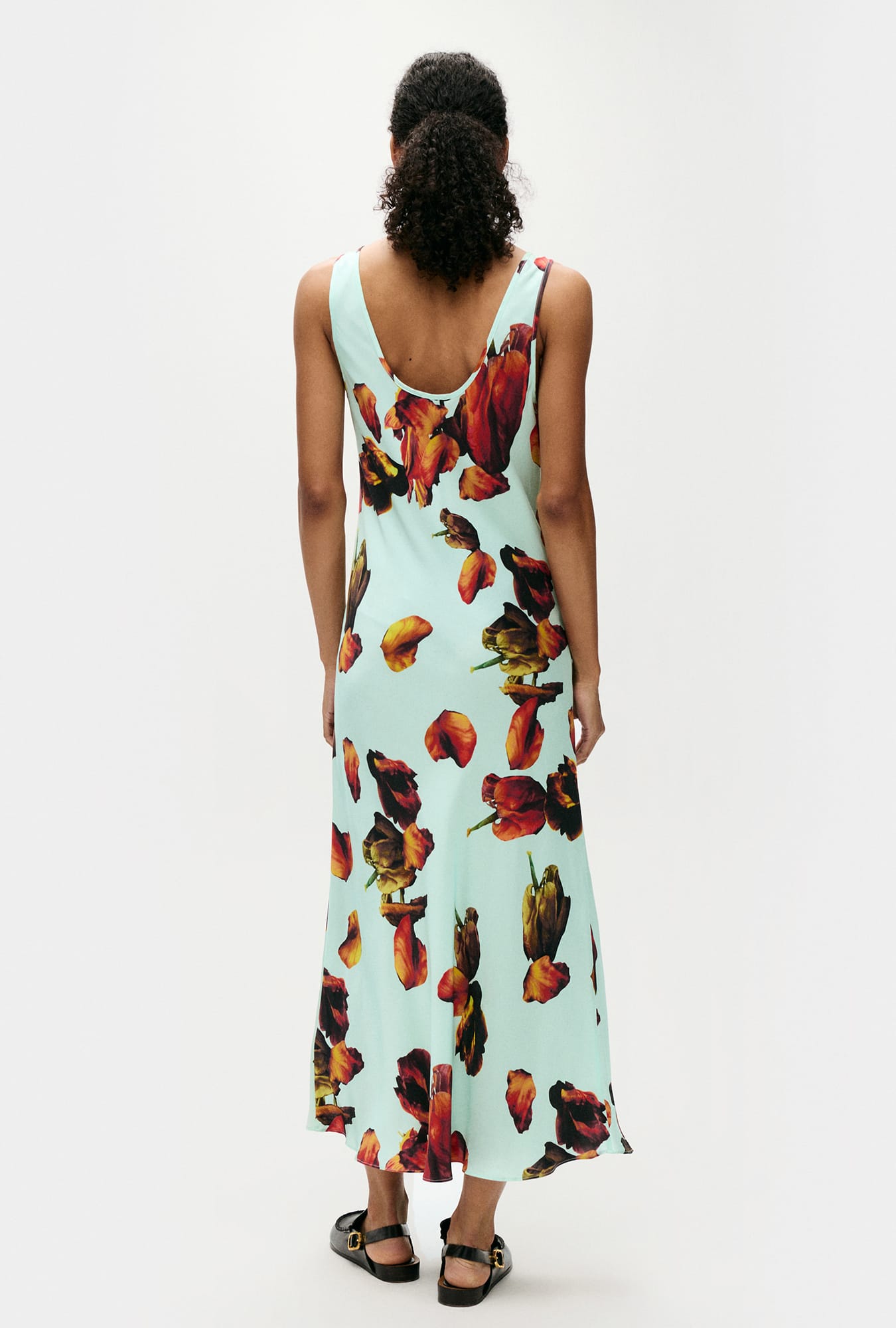 Silk Laundry | Scoop Neck Dress - Tulipa Dew