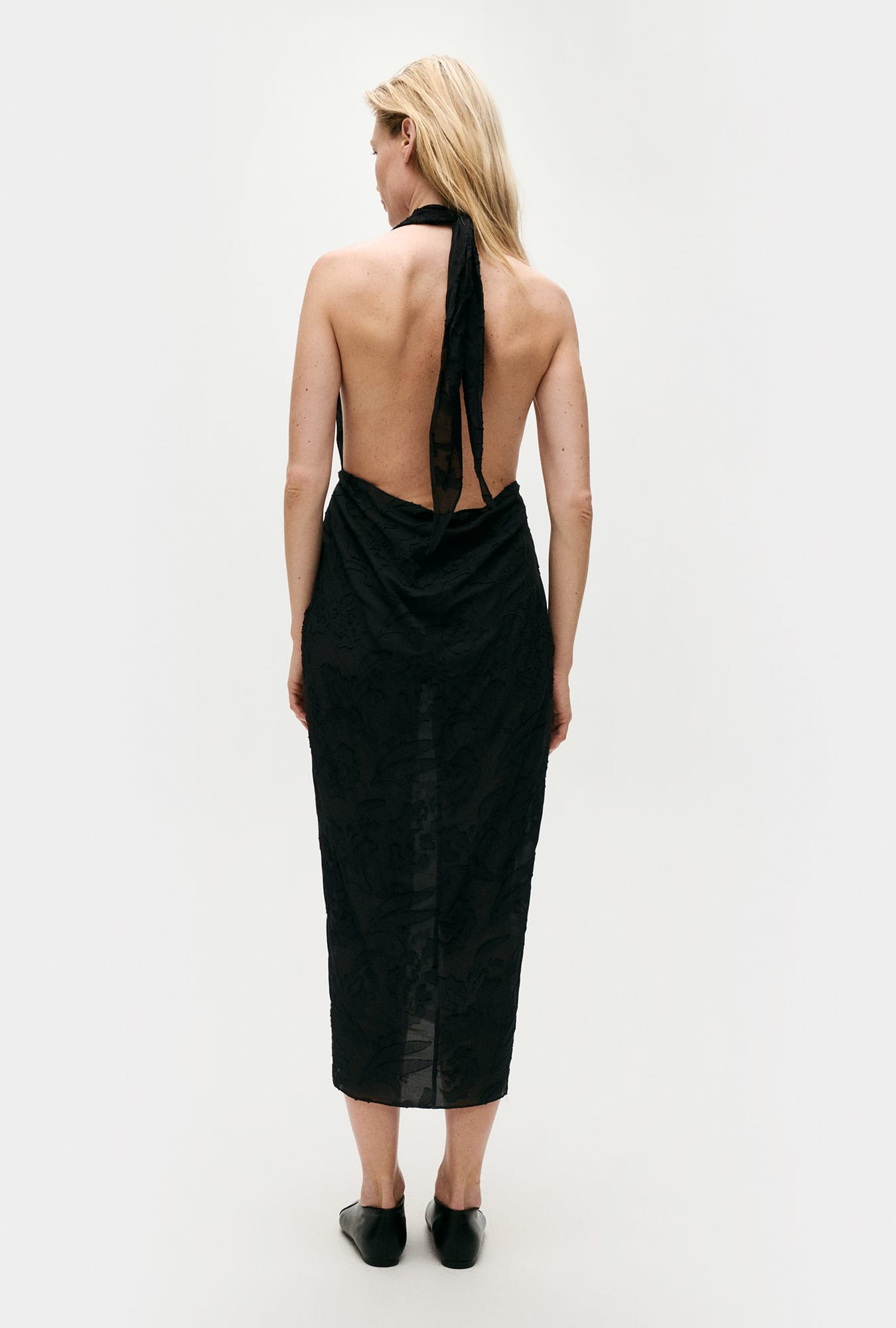 Silk Laundry | Clip Silk Wrap Skirt - Tulipa Black