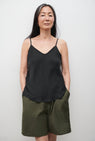 Silk Laundry | New Bias Cut Cami - Black